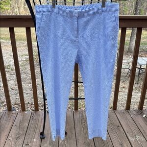 Vineyard vines, blue and white gang pants size 14